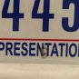 District Columbia Taxation license plate D.C. USA Graphic Washington DC #EV 2445