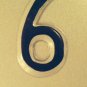 HOT AIR BALLOON #6 single Digit license plate Ballooning Low Number Sky Fly Trip