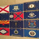 1 STATE FLAG EMBLEM LOGO novelty Car Auto Tag license plate - PICK YOUR PLATE