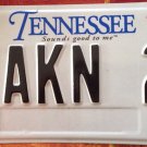 Vanity TAKEN 2 license plate Movie kidnap Liam Neeson sports car Ford Chevy Audi