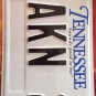 Vanity TAKEN 2 license plate Movie kidnap Liam Neeson sports car Ford Chevy Audi