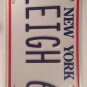 New York vanity LEIGH 63 1963 license plate Leah Lia Lea Leia NY