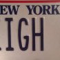 New York vanity LEIGH 63 1963 license plate Leah Lia Lea Leia NY