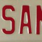 Vanity SUSAN D license plate 1984 Sue Susanna Susannah Suzanne Suzie Suzy Suzi