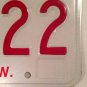 HANDICAP FORMER POW Prisoner Of War license plate Ex EPW Missing Action PW MIA