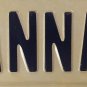 Vanity HANNA HANNAH 2 license plate Anna Ann Hanny Hannie Hana Hanah Honna 1982