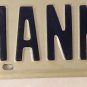 Vanity HANNA HANNAH 2 license plate Anna Ann Hanny Hannie Hana Hanah Honna 1982