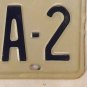 Vanity HANNA HANNAH 2 license plate Anna Ann Hanny Hannie Hana Hanah Honna 1982