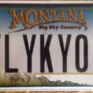 Vanity YLY KYOT WILE E COYOTE license plate Roadrunner Looney Tunes Cartoon Wily