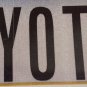 Vanity YLY KYOT WILE E COYOTE license plate Roadrunner Looney Tunes Cartoon Wily
