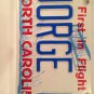 North Carolina vanity JORGE R license plate George Jorje Jorgi Jordi Jory