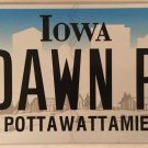 Vanity DAWN P license plate Dawna Dawne Dawny Aurora