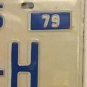 Vanity EDIE EDITH H license plate 1979 Eddie Eda Edi Edy Ede Eddy Edwards Edwina