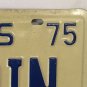 Vanity GORDON GORDIN GORDIE license plate 1975 Gorden Gordan Gordy Gorton