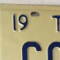 Vanity GORDON GORDIN GORDIE license plate 1975 Gorden Gordan Gordy Gorton