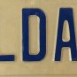 Vanity HILDA J license plate Brunhilda Hildegard Hylda Hilde Elda Hildy Hildie
