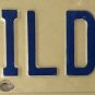 Vanity HILDA J license plate Brunhilda Hildegard Hylda Hilde Elda Hildy Hildie