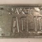 Vanity HILDA J license plate Brunhilda Hildegard Hylda Hilde Elda Hildy Hildie
