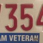 VIETNAM VETERAN license plate Military Veterans Of America USA Navy Air Force