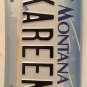 Vanity KAREEN KAREN KARINE license plate Karin Karina Karene Karinne Karyne Kar