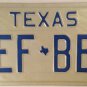Vanity JEFF JEFFREY BEV BEVERLY license plate 1982 Jeffry Geoffrey Beverli Hills