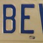 Vanity JEFF JEFFREY BEV BEVERLY license plate 1982 Jeffry Geoffrey Beverli Hills