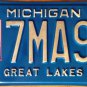 MI 2018 USA WINTER OLYMPICS license plate PyeongChang Korea Olympic Games XXIII