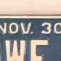 Vanity HOWE 11 license plate Howard Howie Ward Howell 2011 Howy Howey