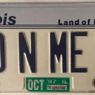 IL vanity ED AND ME 5 license plate Edwards Edward Edwina Edwidge Edwin Edvard