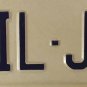 Vanity GIL GILBERT JUNIOR license plate Bert Bertie Gibb Gilberte Gigi Gilberto
