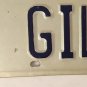 Vanity GIL GILBERT JUNIOR license plate Bert Bertie Gibb Gilberte Gigi Gilberto