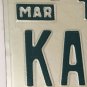 TX vanity KARLA L license plate 1980 Karl Carla Karleen Karley Karlee