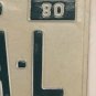 TX vanity KARLA L license plate 1980 Karl Carla Karleen Karley Karlee
