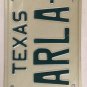 TX vanity KARLA L license plate 1980 Karl Carla Karleen Karley Karlee