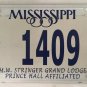 Freemason FREE MASON STRINGER GRAND LODGE license plate Freemasonry Masonic F&AM