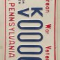 Pennsylvania KOREAN WAR VETERAN license plate Korea Vet PA Battle Inchon Kapyong