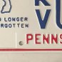 Pennsylvania KOREAN WAR VETERAN license plate Korea Vet PA Battle Inchon Kapyong