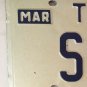 TX vanity SHON SEAN SHAWN license plate Shaun Shaughn 1979