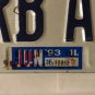 Vanity BARBARA BARB 1989 license plate Barbie Bobbie Barbra Babette Bonnie Babe