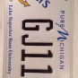 Michigan LAKE SUPERIOR STATE UNIVERSITY license plate Fog Horn Seamore Sea Duck