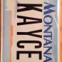 Vanity KAYCE license plate Kacie Casey Kace Kaycee Kacey Kayci Kaycie Kasey Kac