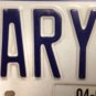 Vanity MARY B 63 license plate 1963 Maria Marilyn Mariana Marie Marya Maryann