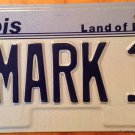 Illinois vanity J MARK 11 license plate Marc John Joe Jack Joseph Markus