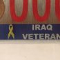 IRAQ WAR Veteran LOW 2 DIGIT #75 license plate Iraqi Desert Storm vet Medal Gulf