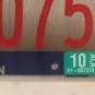 IRAQ WAR Veteran LOW 2 DIGIT #75 license plate Iraqi Desert Storm vet Medal Gulf
