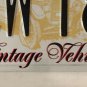 ANTIQUE license plate VINTAGE Classic Car Ford Chevy GM Auto Buick Dodge Lincoln
