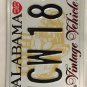 ANTIQUE license plate VINTAGE Classic Car Ford Chevy GM Auto Buick Dodge Lincoln