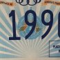 Guitar MC MOTORCYCLE vanity 1990 license plate 29 Year Birthday Anniversary Born