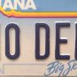 MT vanity SNOW DEMON license plate Devil Ski Snowboard Mountain Weather Yeti Bad