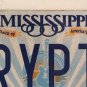 MOTORCYCLE vanity CRYPTIC license plate Mysterious Hidden Code Camouflage Weird